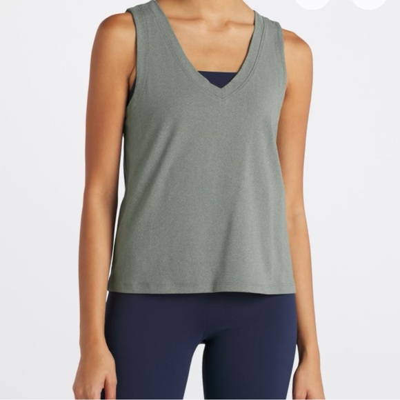 Threads 4 Thought Tops - Stitch‎ Fix Threads For Thought Kristie Criss Cross
Heather Luxe Jersey Tank Med